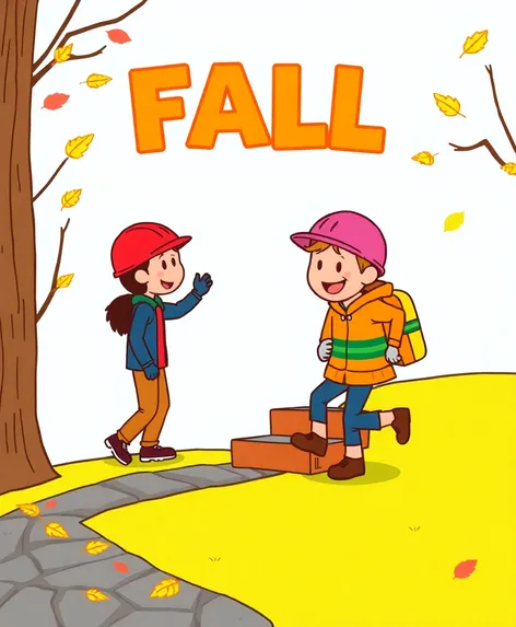 fall safety cartoon