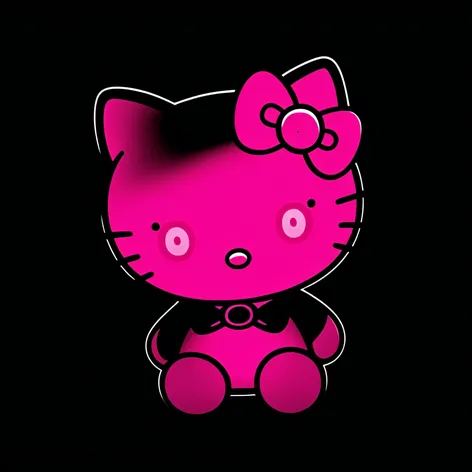 goth hello kitty