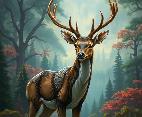 humanoid deer