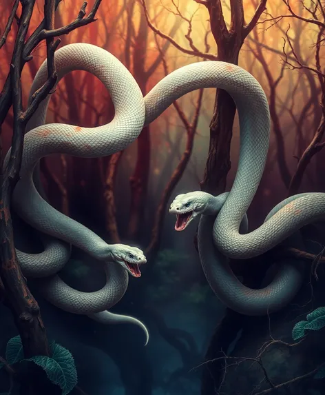 white snakes