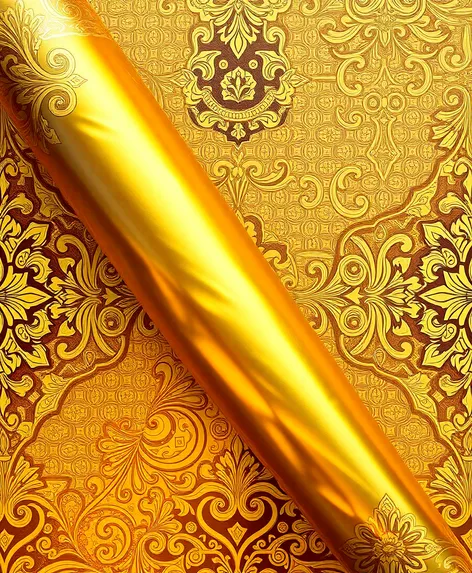 gold wrapping paper