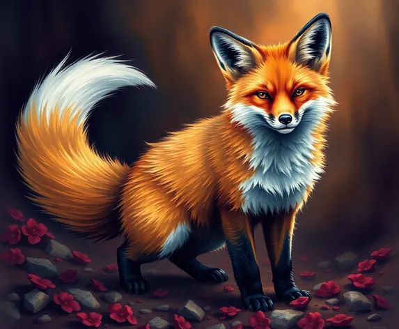 fox with two tails