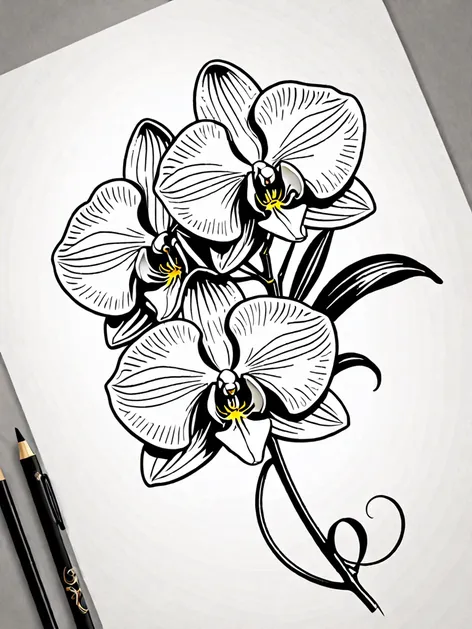 orchid tattoo