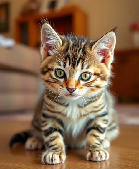 marble tabby kitten