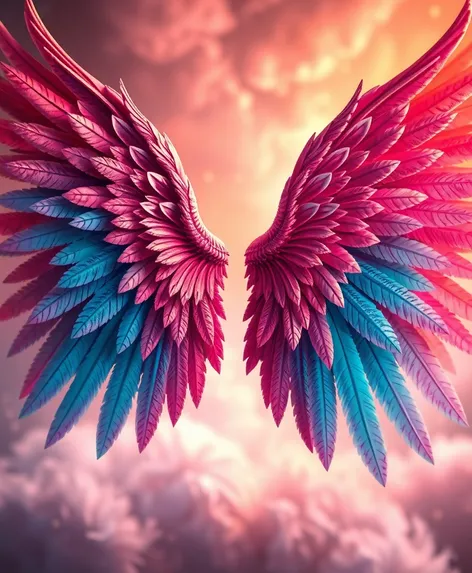 angel wings 3d model