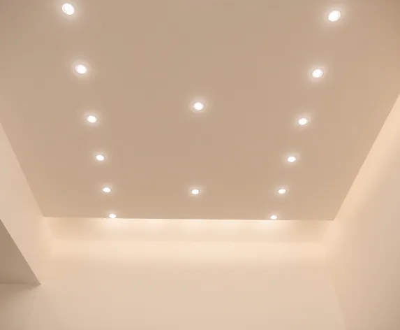 ceiling with led