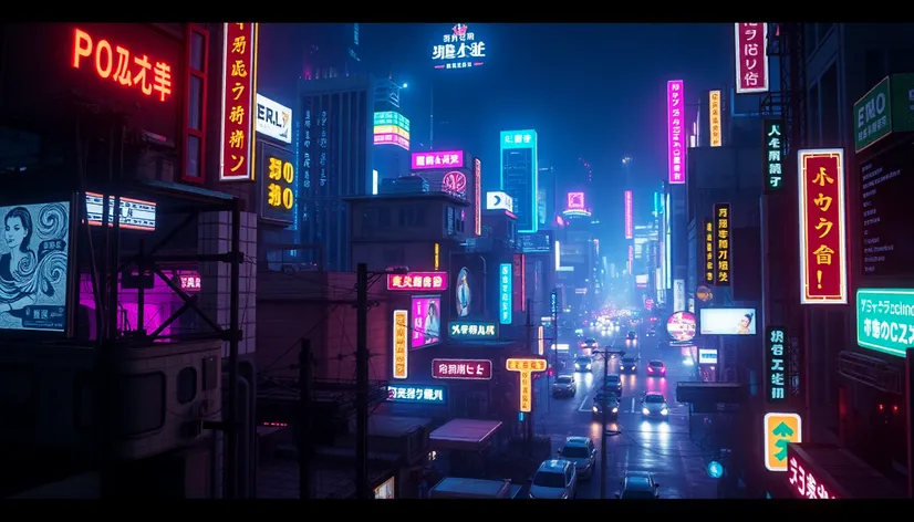 cyberpunk city in real