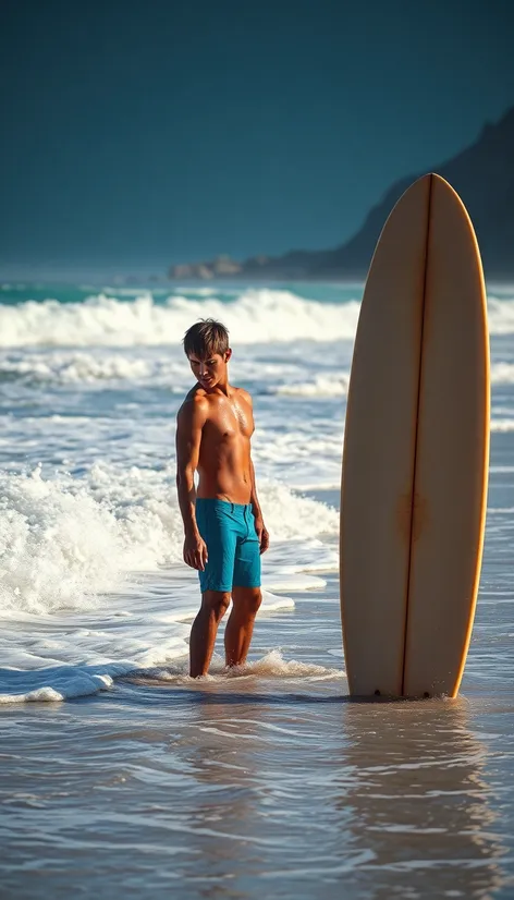 surfer pic standing in