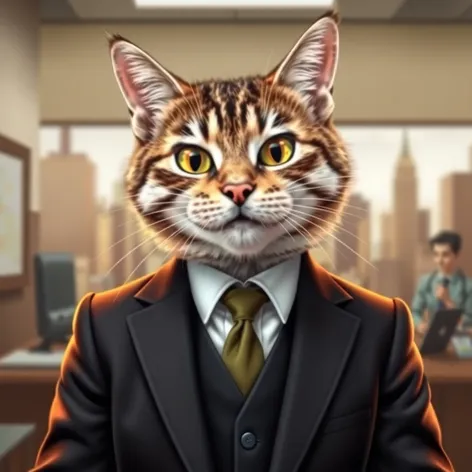 cat in suit meme