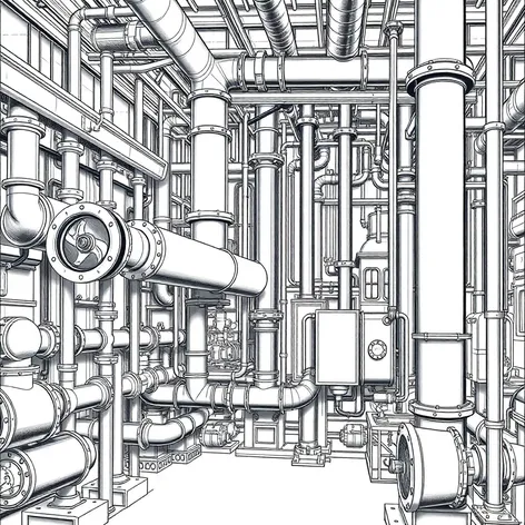 orthographic piping drawing elevated