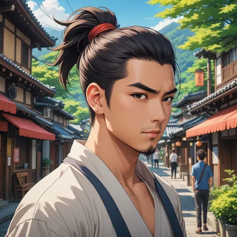 Man bun anime ful