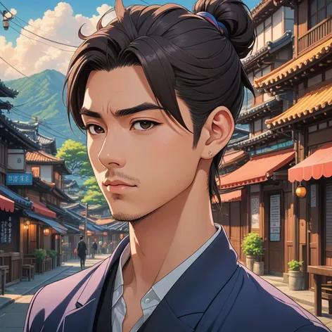 Man bun anime ful