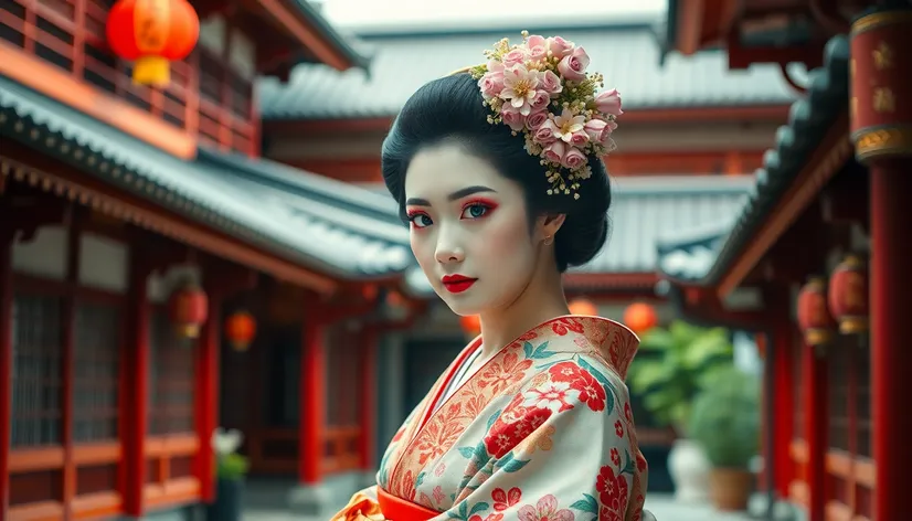 beautiful woman in japan