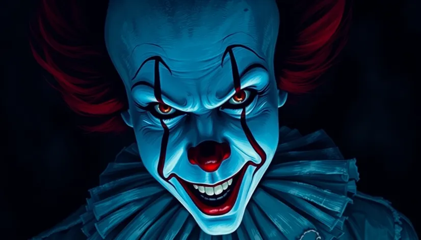 pennywise clown drawing