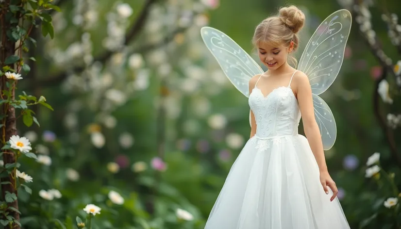 white tinkerbell dress