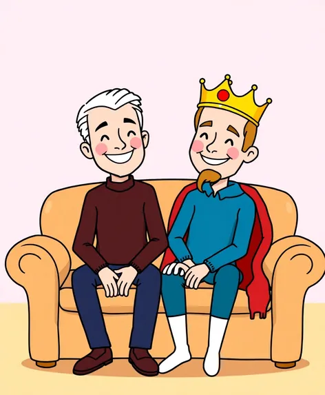 biden king cartoon