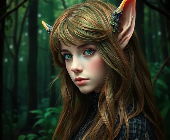 wood elf hair color