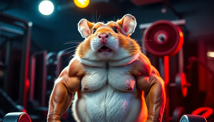 jacked hamster