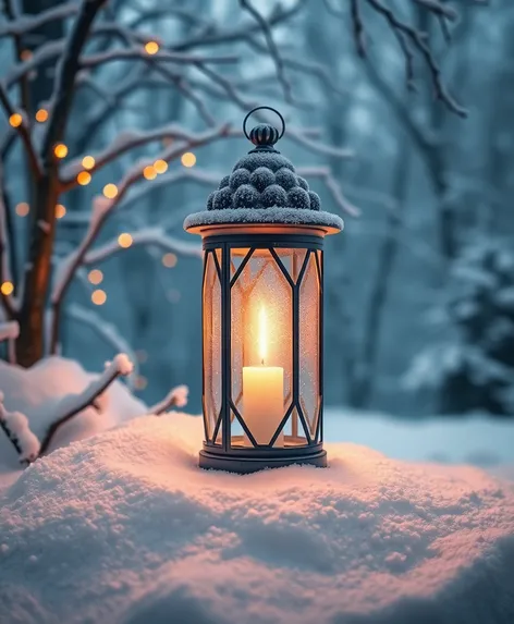 winter lantern