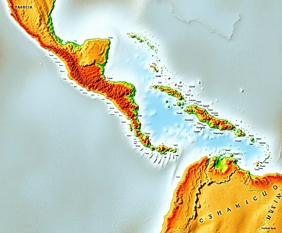 centroamérica mapa