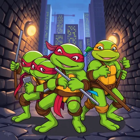 ninja tortugas dibujos