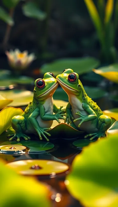 turtle and frog