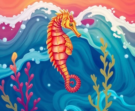 seahorse clipart