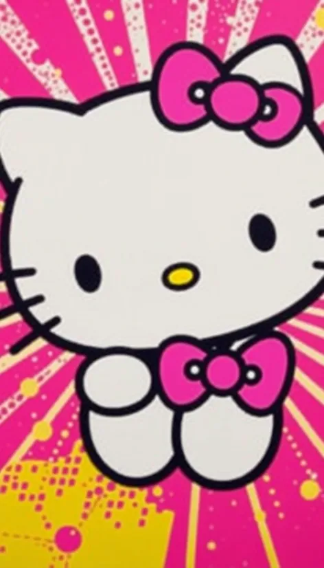 pop art hello kitty