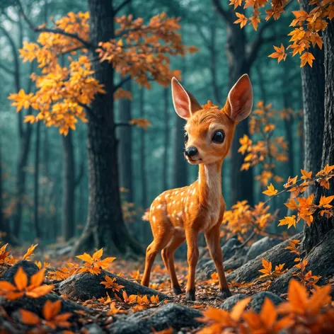 animated baby deer in