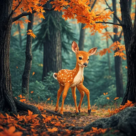 animated baby deer in