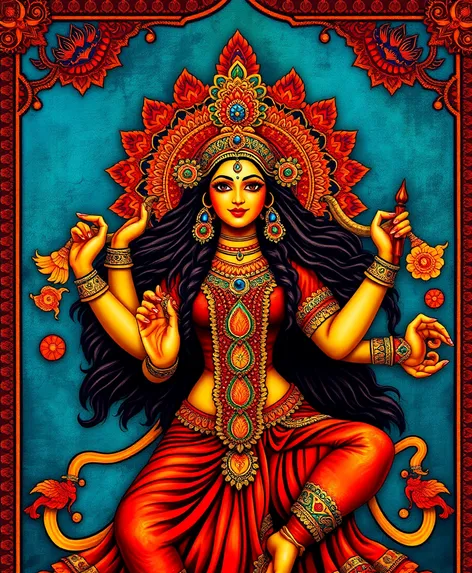 goddess durga art