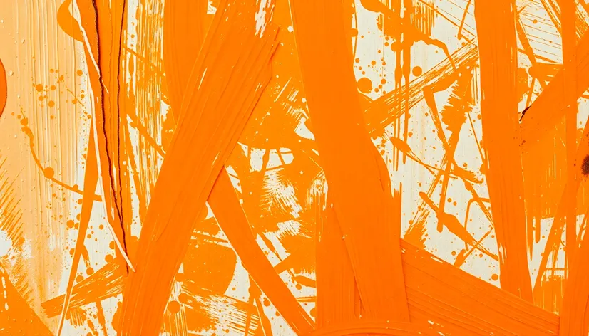 orange painting