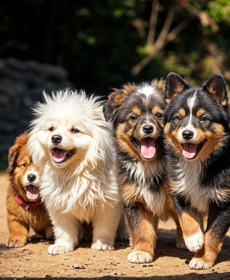 fluffy dogs