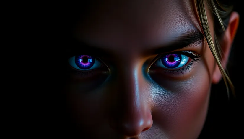 purple eyes images