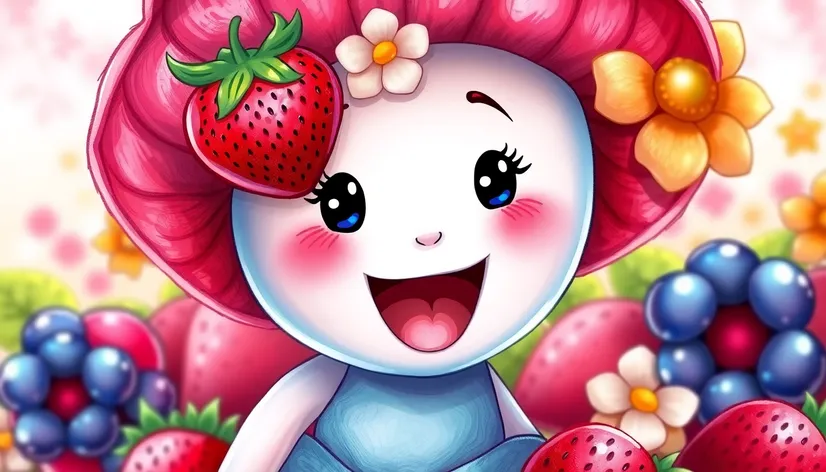 strawberry shortcake blueberry character