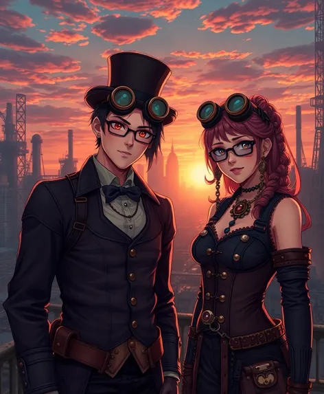 steampunk anime characters