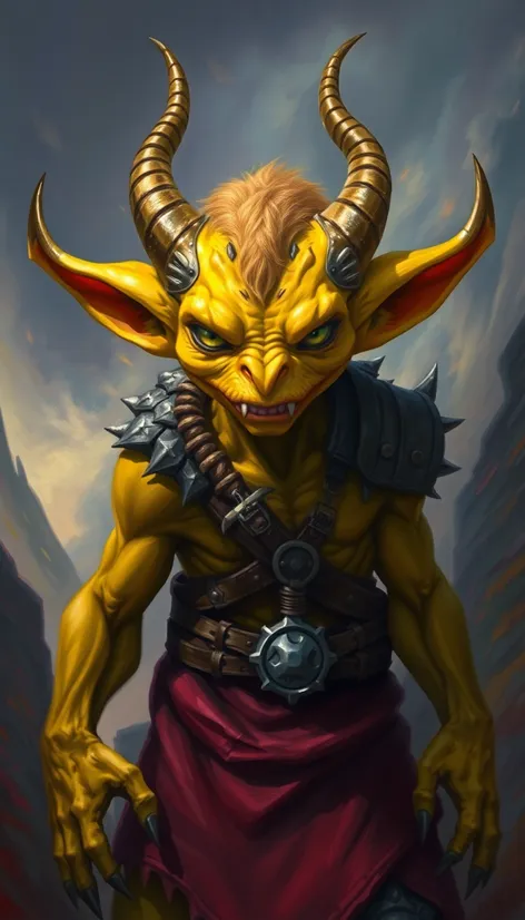 yellow tiefling