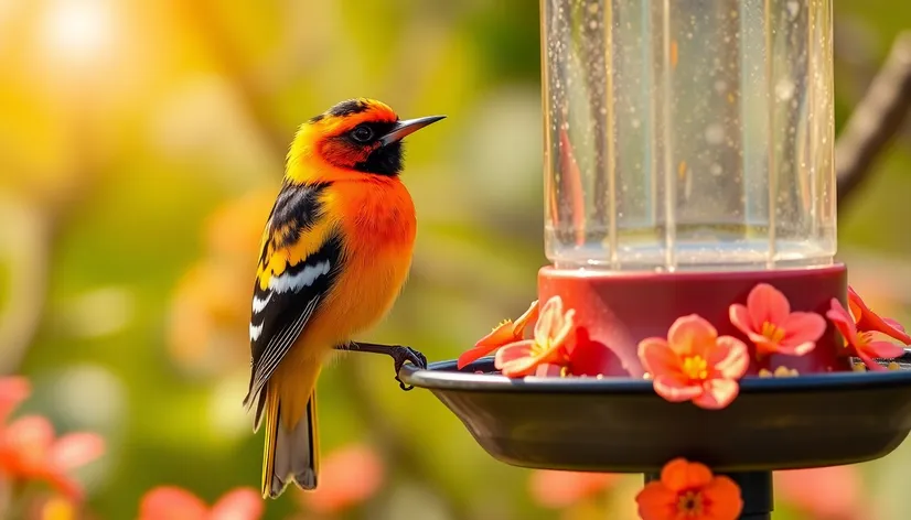 baltimore oriole bird feeder