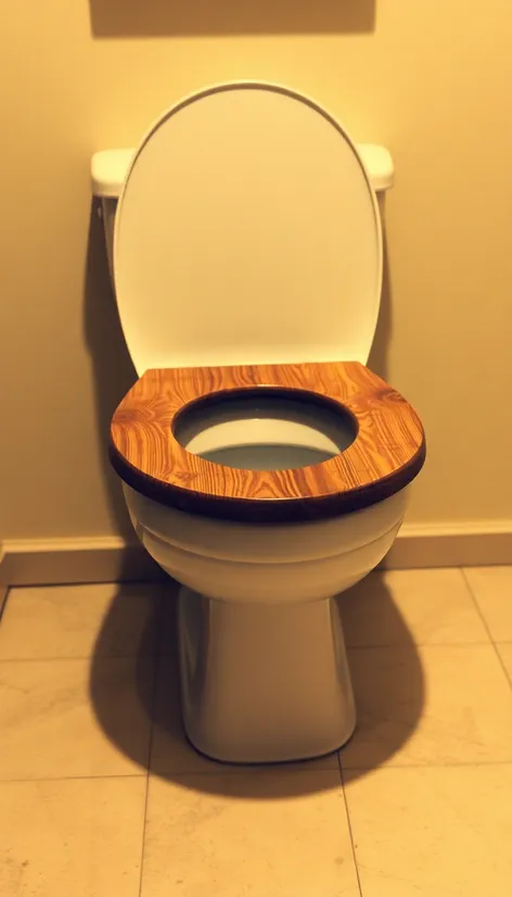 wood toilet seat