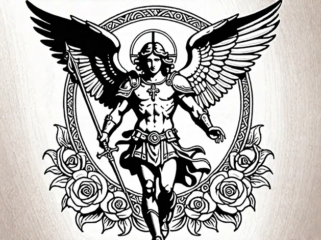 st michael tattoo