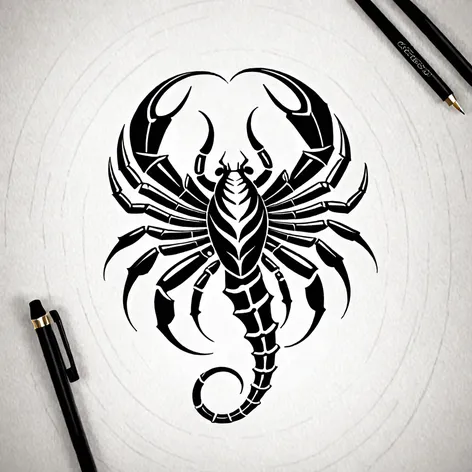 scorpio symbol tattoo