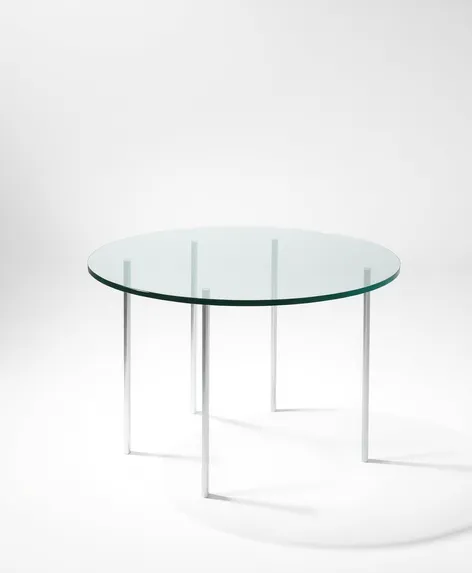 round glass table