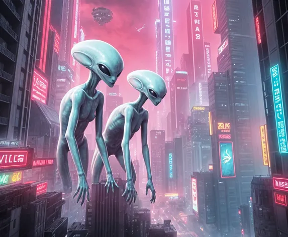 tall white aliens