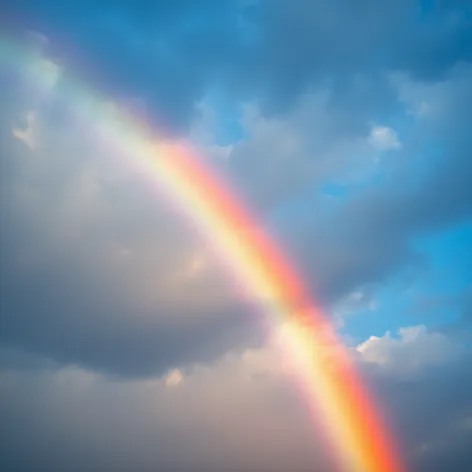 wind-scattered contrail rainbow luminescent