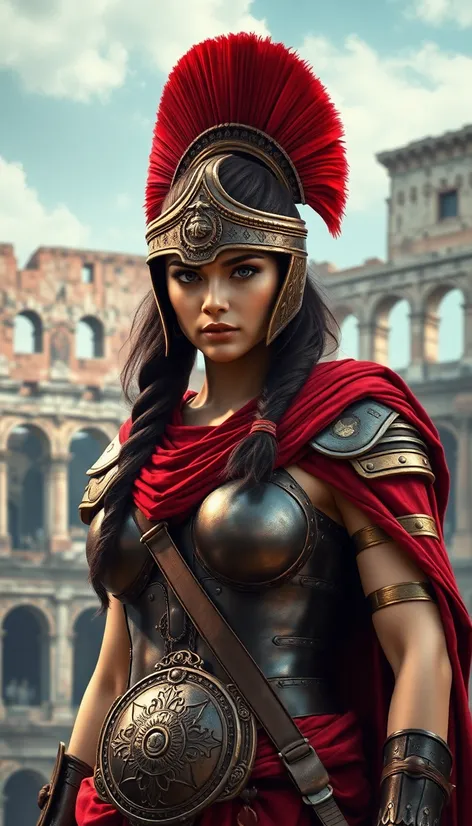 female roman warrior