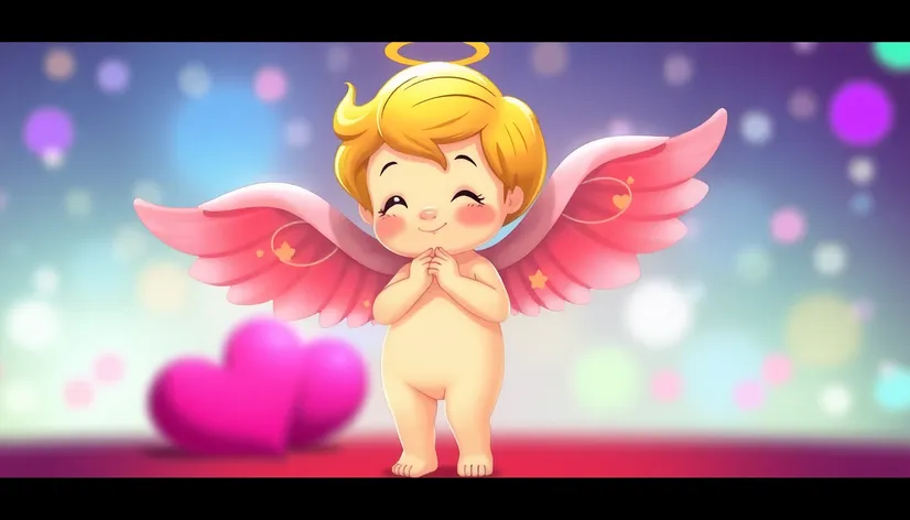 cupid love drawing animation