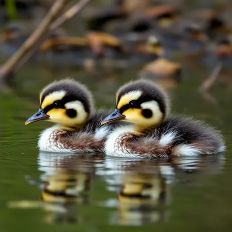 welsh harlequin ducklings