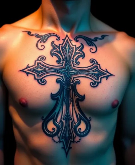 tattoo chest cross