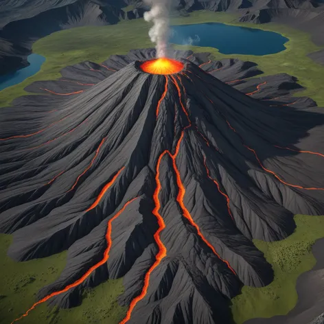 volcano diagram