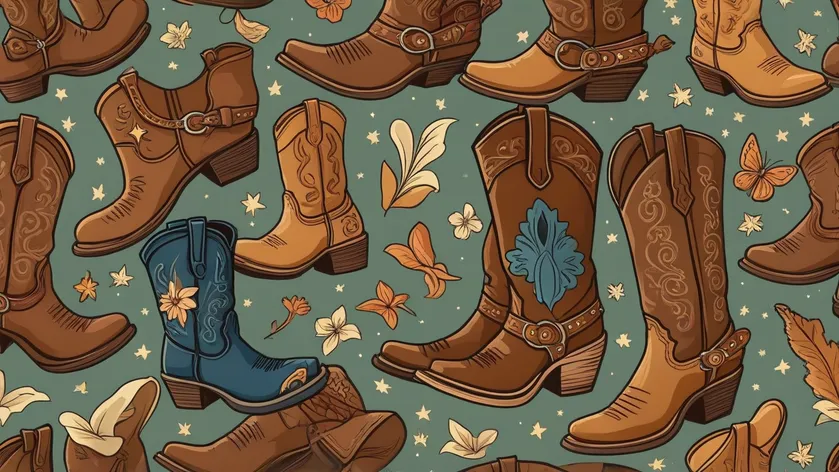 cartoon cowboy boots